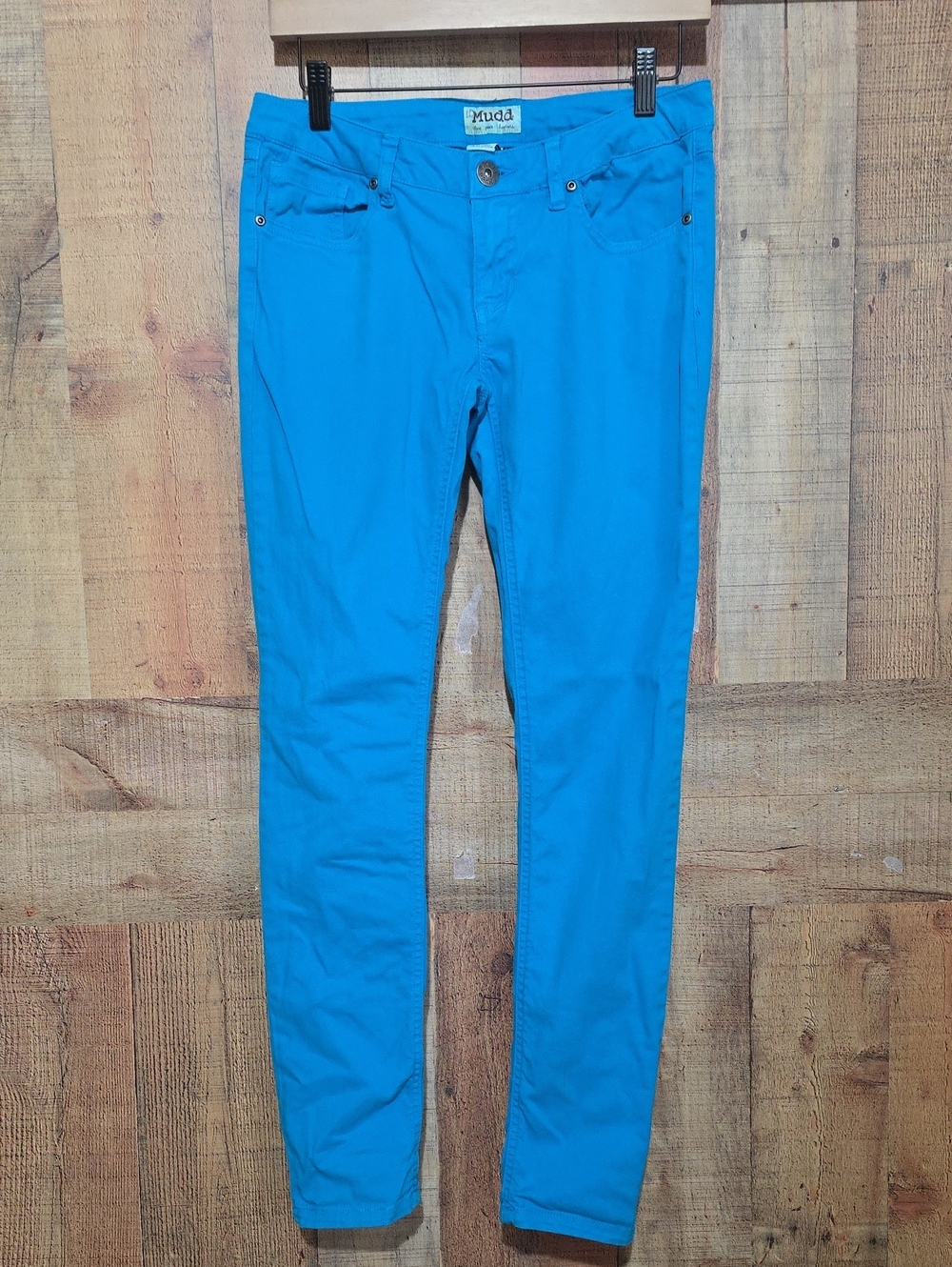 Mudd Women's Bright Turquoise Skinny Jeans